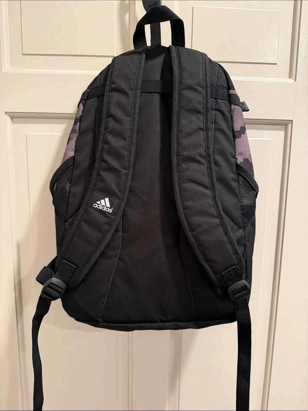 Adidas Youth Black Triple Stripe Baseball/Softball Bat Pack Grey Digital Camo